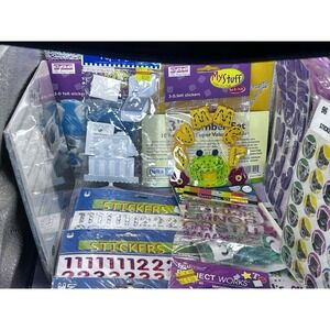 Scrapbook Stickers Embellishments HUGE Lot Craft Supplies Scrapbooking Stencils